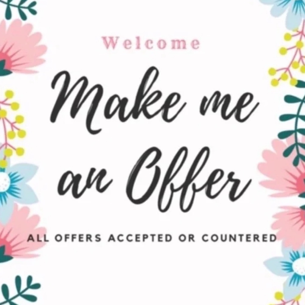 Floral Welcome Sign - Pink and Blue